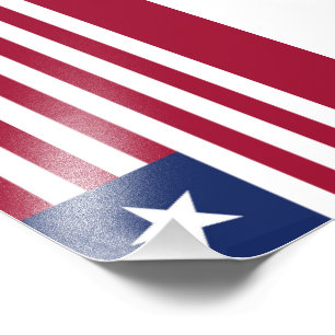 Flagge von Liberia Fotodruck