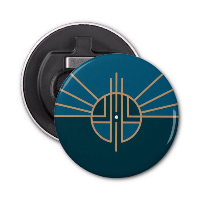 Flagge von Lincoln, Nebraska Flaschenöffner (Vorderseite)