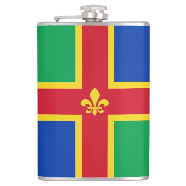 Flagge von Lincolnshire Flachmann (Vorderseite)