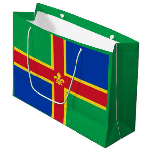 Flagge von Lincolnshire großes Geschenktüte