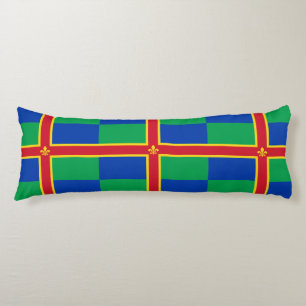 Flagge von Lincolnshire Körperkissen