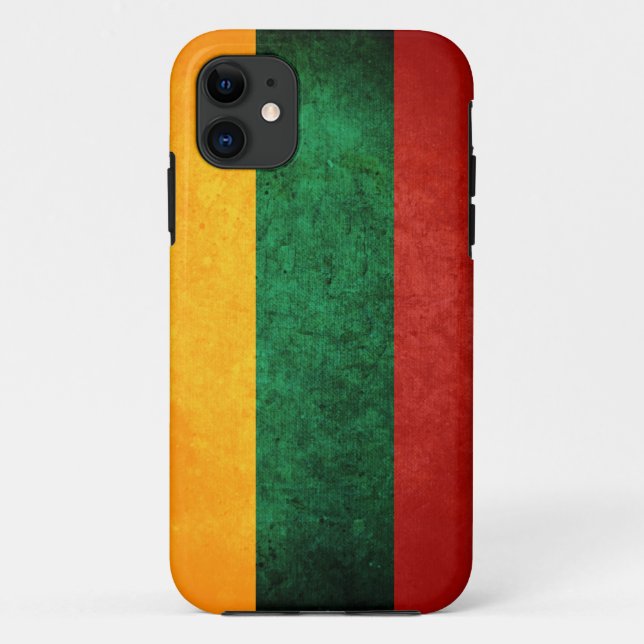 Flagge von Litauen Case-Mate iPhone Hülle (Rückseite)
