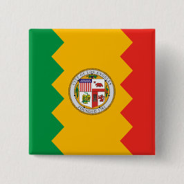 Flagge von Los Angeles (Kalifornien, USA) Button