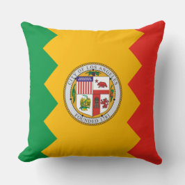 Flagge von Los Angeles (Kalifornien, USA) Kissen