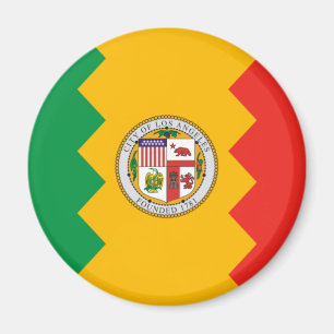 Flagge von Los Angeles (Kalifornien, USA) Magnet