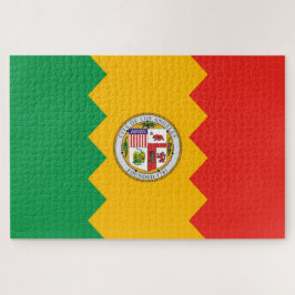 Flagge von Los Angeles (Kalifornien, USA) Puzzle