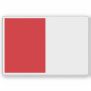 Flagge von Lubumbashi, DR Kongo Aufkleber