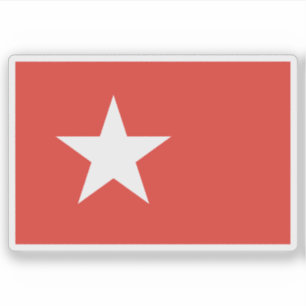 Flagge von Maastricht, Niederlande Aufkleber