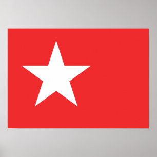 Flagge von Maastricht Poster