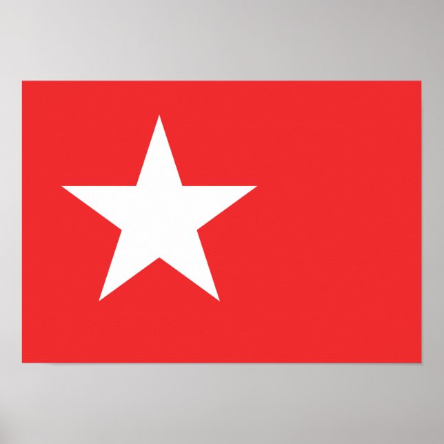 Flagge von Maastricht Poster (Vorne)