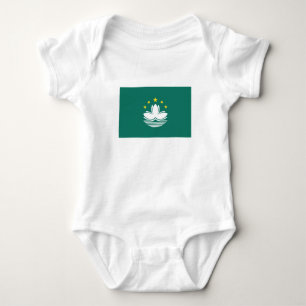 Flagge von Macau Baby Strampler