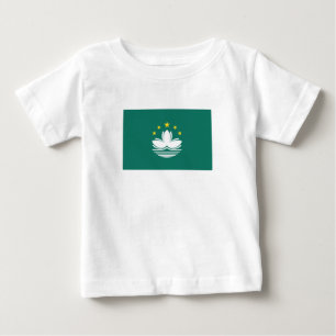 Flagge von Macau Baby T-shirt