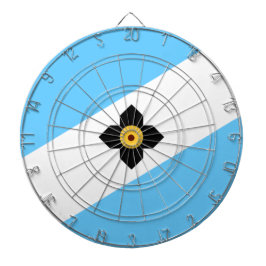 Flagge von Madison (Wisconsin) Dartscheibe