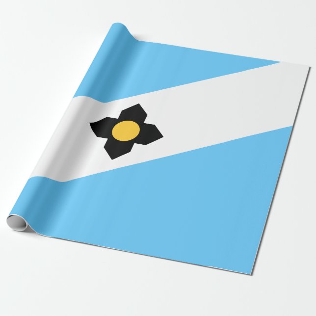Flagge von Madison (Wisconsin) Geschenkpapier (Ungerollt)