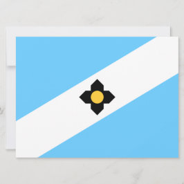 Flagge von Madison (Wisconsin) Karte