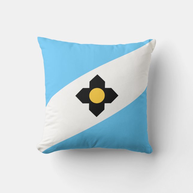 Flagge von Madison (Wisconsin) Kissen (Vorderseite)