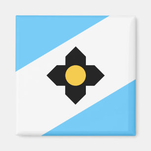 Flagge von Madison, Wisconsin Magnet