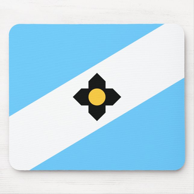 Flagge von Madison, Wisconsin-Maus-Pad Mousepad (Vorne)