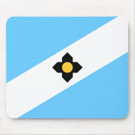 Flagge von Madison (Wisconsin) Mousepad