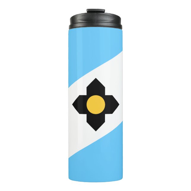 Flagge von Madison, Wisconsin Thermal Tumbler Thermosbecher (Vorderseite)