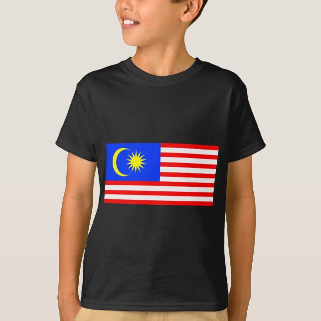 Flagge von Malaysia T-Shirt (Vorderseite)