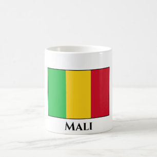 Flagge von Mali Kaffeetasse