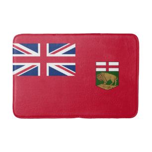 Flagge von Manitoba Badematte