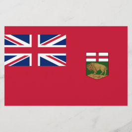 Flagge von Manitoba Briefpapier