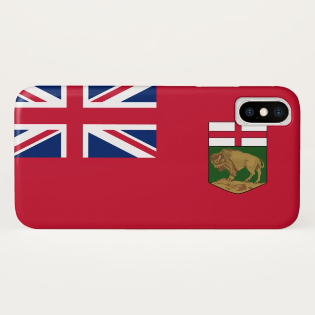 Flagge von Manitoba Case-Mate iPhone Hülle (Rückseite (Horizontal))