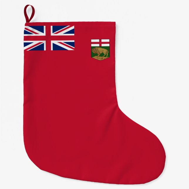 Flagge von Manitoba Großer Weihnachtsstrumpf (Vorderseite)