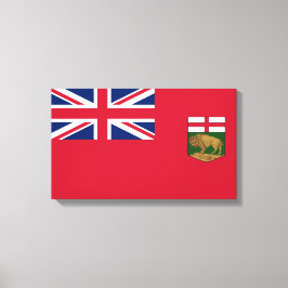 Flagge von Manitoba Leinwanddruck
