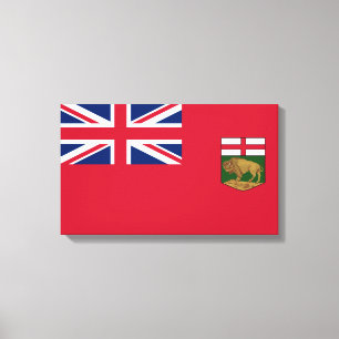 Flagge von Manitoba Leinwanddruck