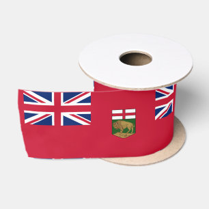 Flagge von Manitoba Satinband
