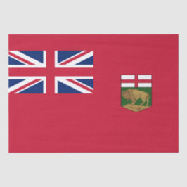 Flagge von Manitoba Seidenpapier