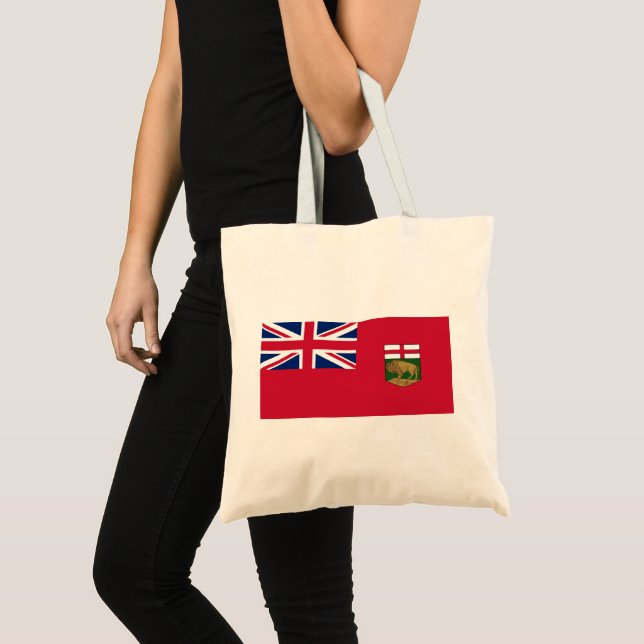 Flagge von Manitoba Tragetasche (Vorderseite (Produkt))