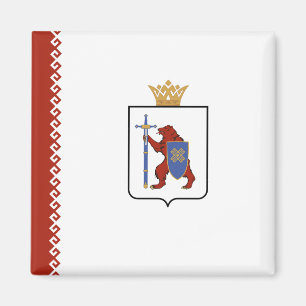 Flagge von Mari El Magnet