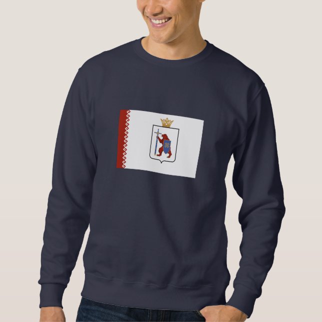 Flagge von Mari El Sweatshirt (Vorderseite)