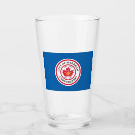 Flagge von Markham (Ontario, Kanada) Glas