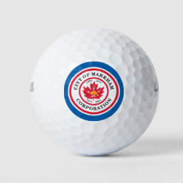 Flagge von Markham (Ontario, Kanada) Golfball