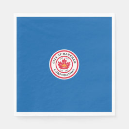 Flagge von Markham (Ontario, Kanada) Serviette