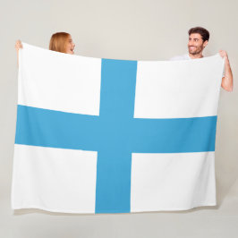 Flagge von Marseille (Frankreich) Fleecedecke