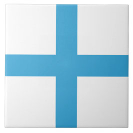 Flagge von Marseille (Frankreich) Fliese