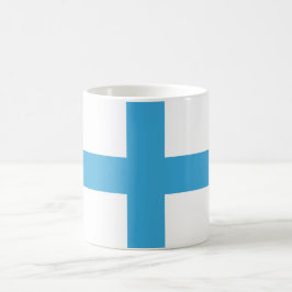 Flagge von Marseille (Frankreich) Kaffeetasse