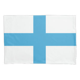 Flagge von Marseille (Frankreich) Kissenbezug