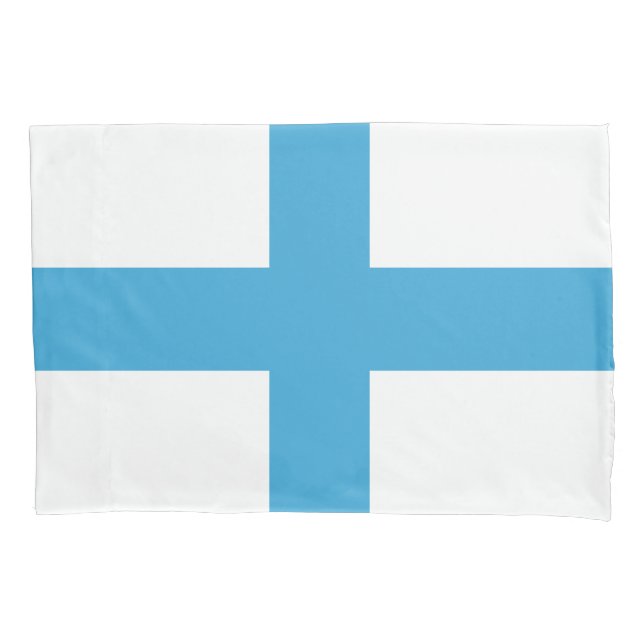 Flagge von Marseille (Frankreich) Kissenbezug (Vorderseite-Links)