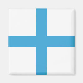 Flagge von Marseille (Frankreich) Magnet