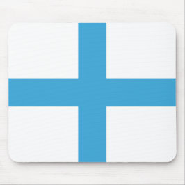 Flagge von Marseille (Frankreich) Mousepad