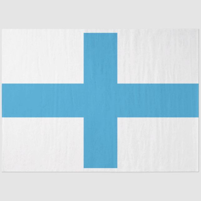 Flagge von Marseille (Frankreich) Seidenpapier (Vorderseite)