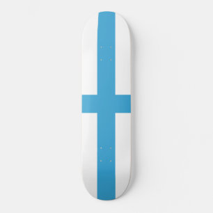Flagge von Marseille (Frankreich) Skateboard