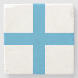 Flagge von Marseille (Frankreich) Steinuntersetzer